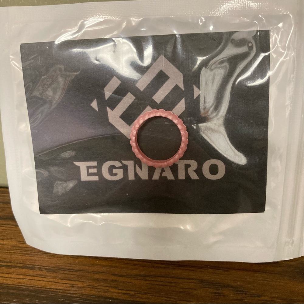 5/$15 Engaro Braided Silicone Ring - Pink 5